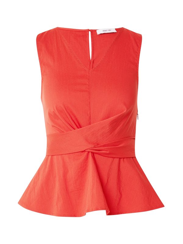 ABOUT YOU ABOUT YOU Bluza 'Eleni'  oranžno rdeča