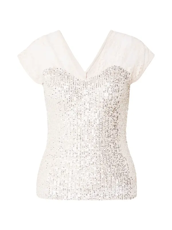 ABOUT YOU ABOUT YOU Bluza 'Gina'  kremna / srebrna