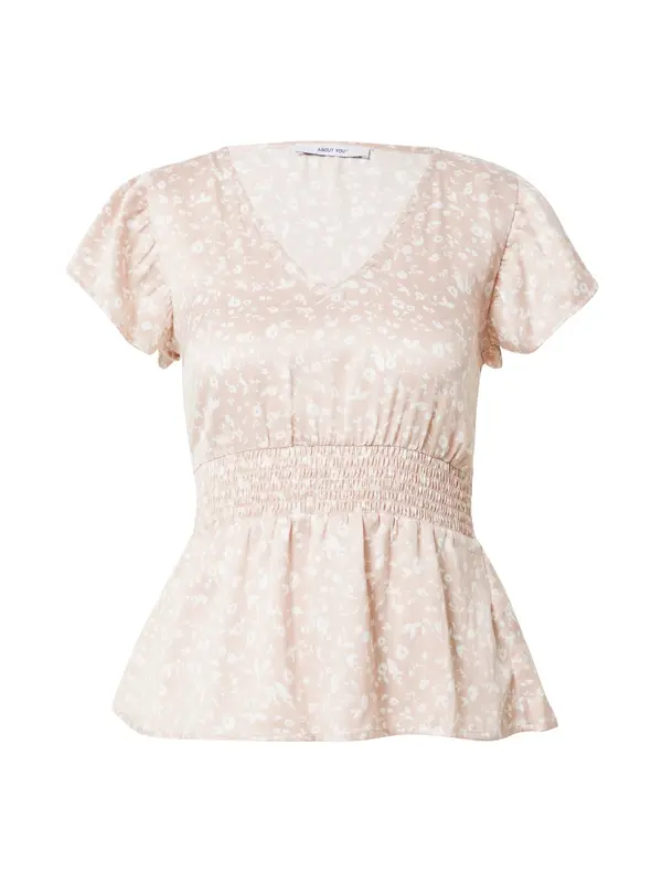 ABOUT YOU ABOUT YOU Bluza 'Selina'  rosé / bela