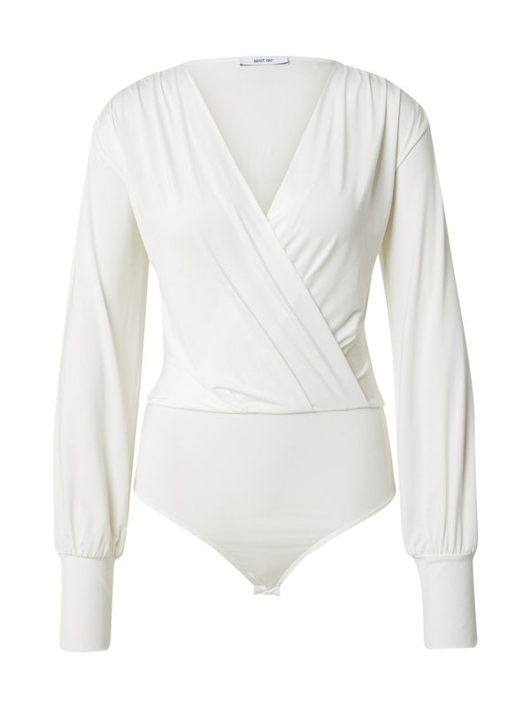 ABOUT YOU ABOUT YOU Bodi majica 'Kim'  bela