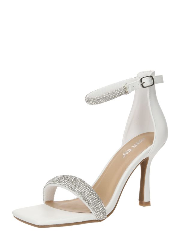 ABOUT YOU ABOUT YOU Čevlji s peto 'Janne'  bela