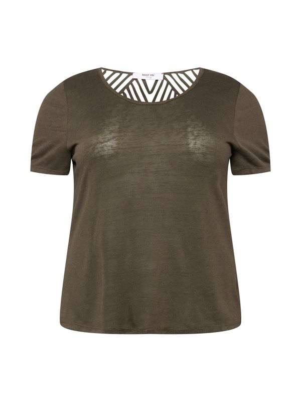 ABOUT YOU Curvy ABOUT YOU Curvy Majica 'Thekla'  temno zelena