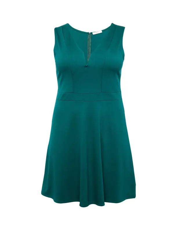 ABOUT YOU Curvy ABOUT YOU Curvy Obleka 'Marina'  temno zelena