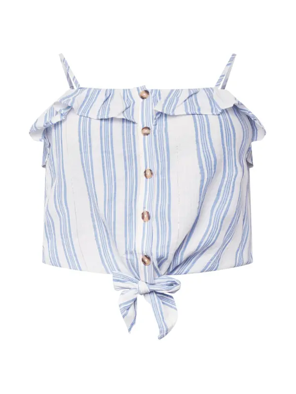 ABOUT YOU Curvy ABOUT YOU Curvy Top 'Lissi'  modra / bela