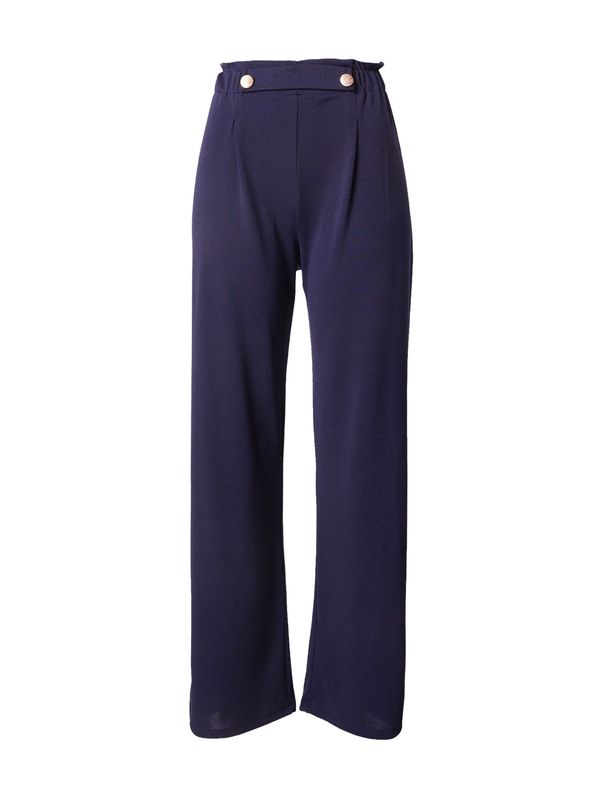 ABOUT YOU ABOUT YOU Hlače 'Emely Trousers'  temno modra