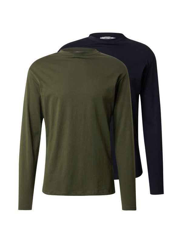 ABOUT YOU ABOUT YOU Majica 'Hassan'  temno modra / zelena