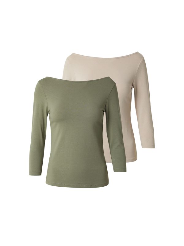 ABOUT YOU ABOUT YOU Majica 'Hedda'  bež / zelena