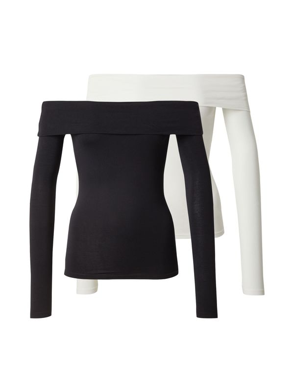 ABOUT YOU ABOUT YOU Majica 'Lieselotte'  črna / bela