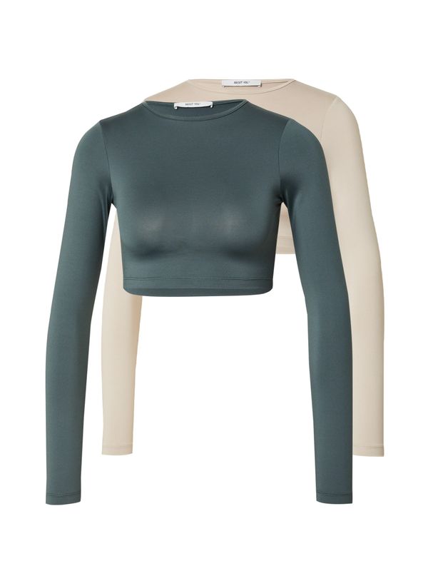 ABOUT YOU ABOUT YOU Majica 'Nala'  kremna / zelena