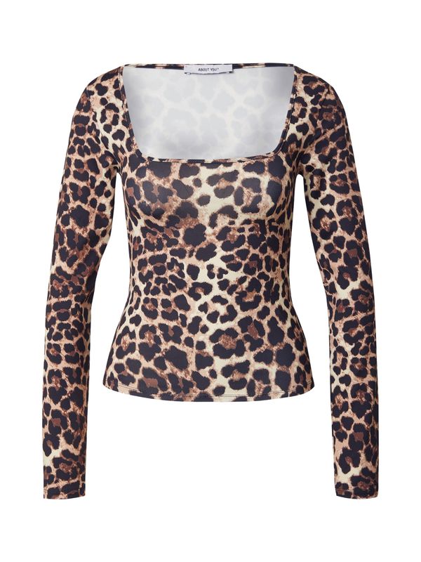 ABOUT YOU ABOUT YOU Majica 'Penny'  bež / rjava / črna