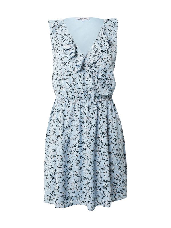 ABOUT YOU ABOUT YOU Poletna obleka 'Cay Dress'  svetlo modra / mešane barve