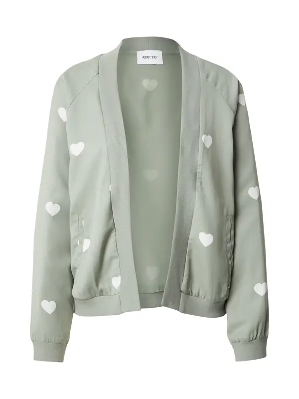 ABOUT YOU ABOUT YOU Prehodna jakna 'Erika'  pastelno zelena / bela
