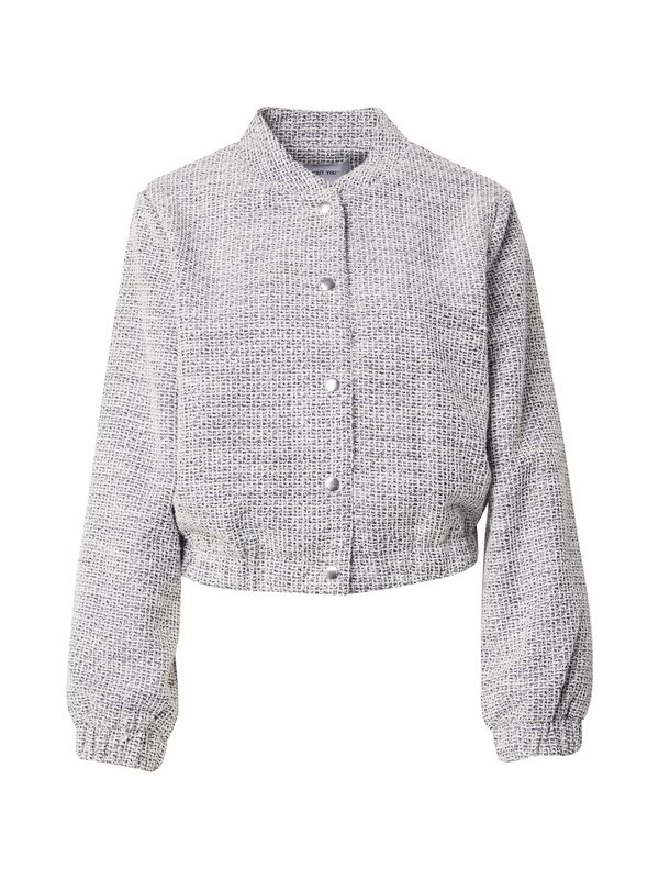 ABOUT YOU ABOUT YOU Prehodna jakna 'Sally'  črna / srebrna / bela