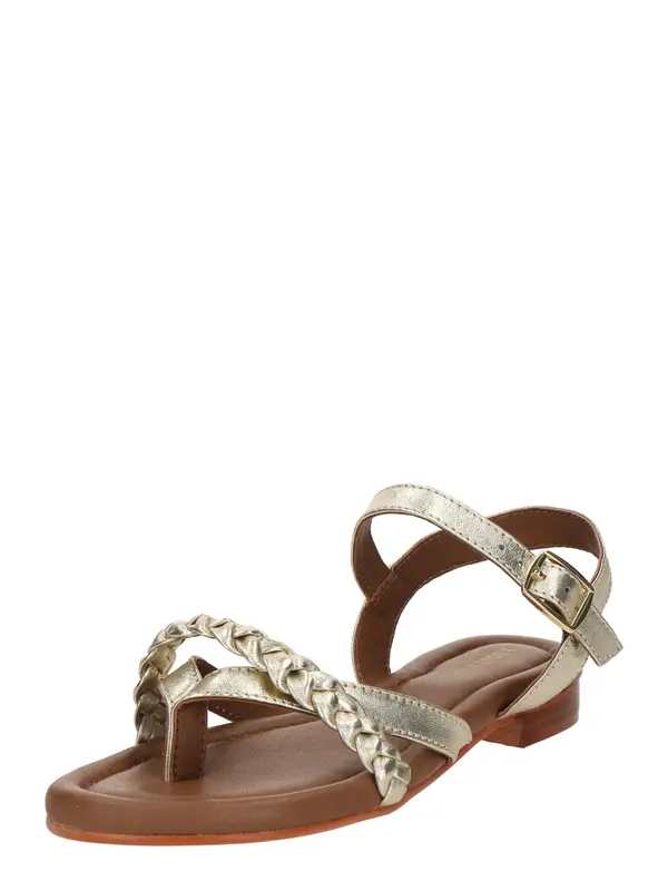 ABOUT YOU ABOUT YOU Sandali s paščki 'Hailey'  zlata