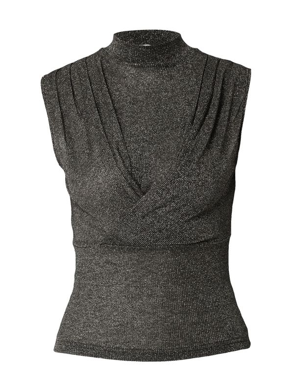 ABOUT YOU ABOUT YOU Top 'Carla'  črna / srebrna