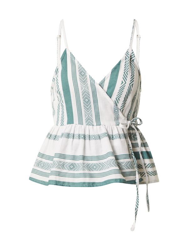 ABOUT YOU ABOUT YOU Top 'Danika'  petrol / bela