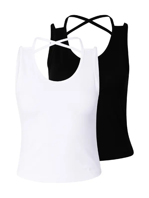 ABOUT YOU ABOUT YOU Top 'Jarina'  črna / bela