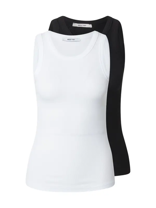 ABOUT YOU ABOUT YOU Top 'Lola'  črna / bela