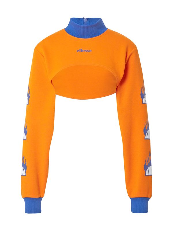 About You x Ellesse About You x Ellesse Majica 'Pieta Long Sleeve Funnel Neck Top'  oranžna