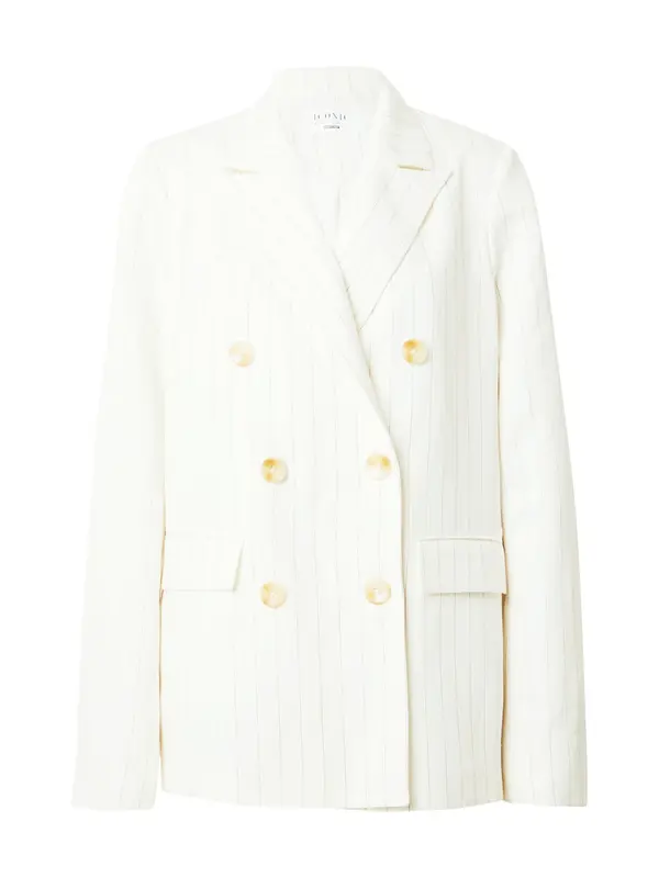 ABOUT YOU x Iconic by Tatiana Kucharova ABOUT YOU x Iconic by Tatiana Kucharova Blazer 'Jasmine'  bež / bela