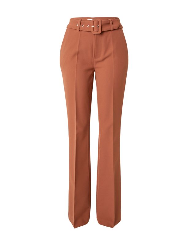 ABOUT YOU x Iconic by Tatiana Kucharova ABOUT YOU x Iconic by Tatiana Kucharova Hlače na rob 'Farina'  rjasto rjava