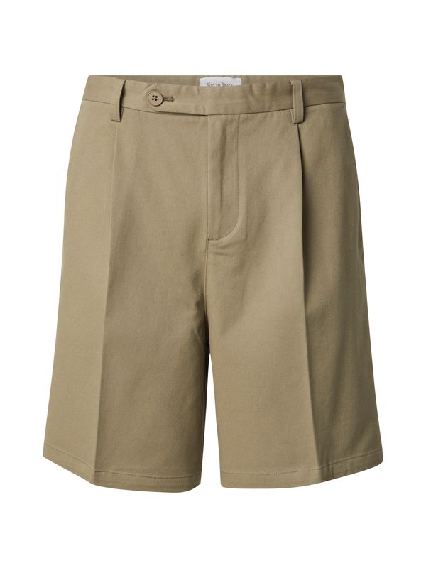 ABOUT YOU x Kevin Trapp ABOUT YOU x Kevin Trapp Hlače z naborki 'Ian'  temno siva / kaki