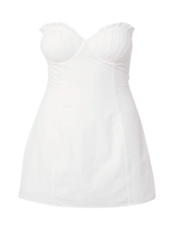 ABOUT YOU x Laura Giurcanu ABOUT YOU x Laura Giurcanu Obleka 'Camilla'  bela