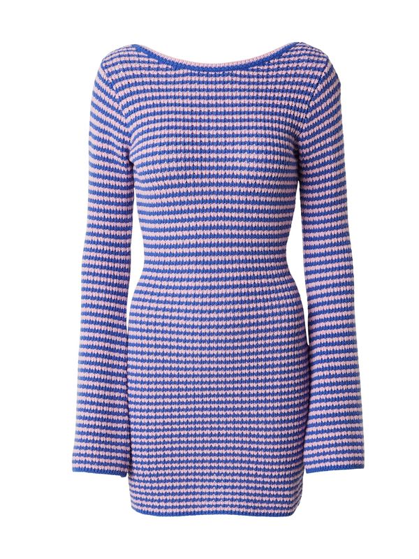 ABOUT YOU x Laura Giurcanu ABOUT YOU x Laura Giurcanu Pletena obleka  modra / roza