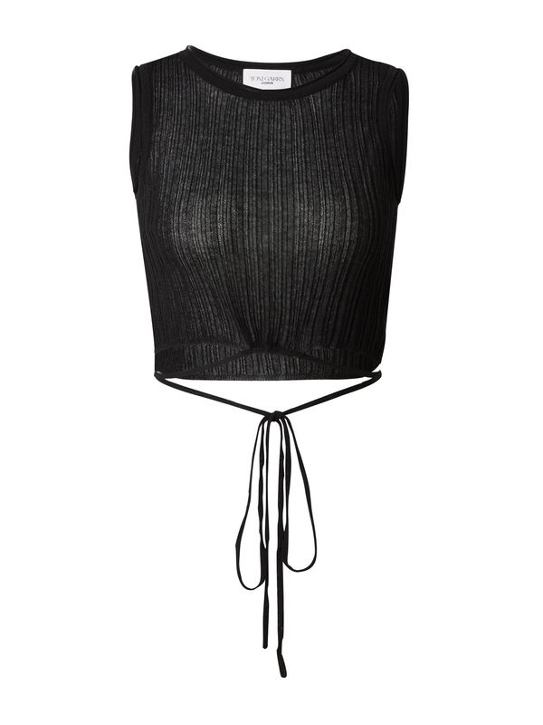 ABOUT YOU x Toni Garrn ABOUT YOU x Toni Garrn Top z naramnicami 'Salma'  črna