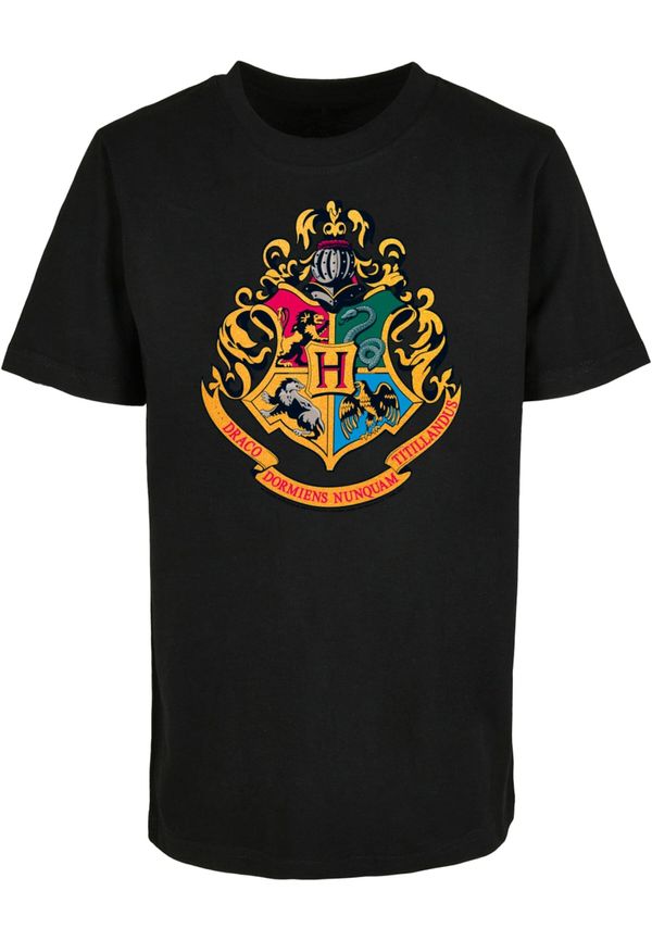 ABSOLUTE CULT ABSOLUTE CULT Majica ' Harry Potter-- Hogwarts Crest Gold'  mešane barve / črna