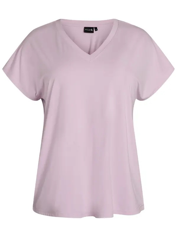 Active by Zizzi Active by Zizzi Funkcionalna majica 'ABASIC'  pastelno lila
