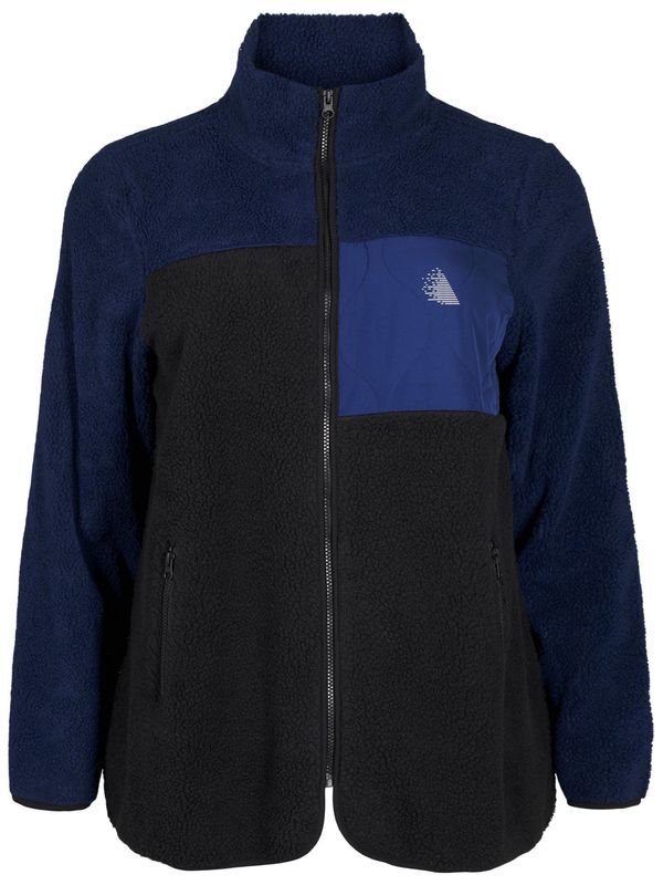 Active by Zizzi Active by Zizzi Jopa iz flisa 'AOPHELIA'  nočno modra / črna