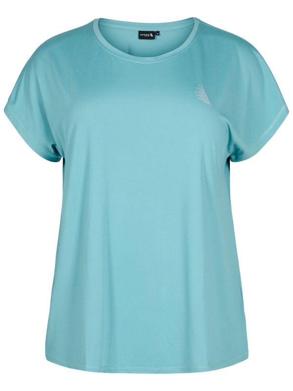 Active by Zizzi Active by Zizzi Majica  turkizna / svetlo siva