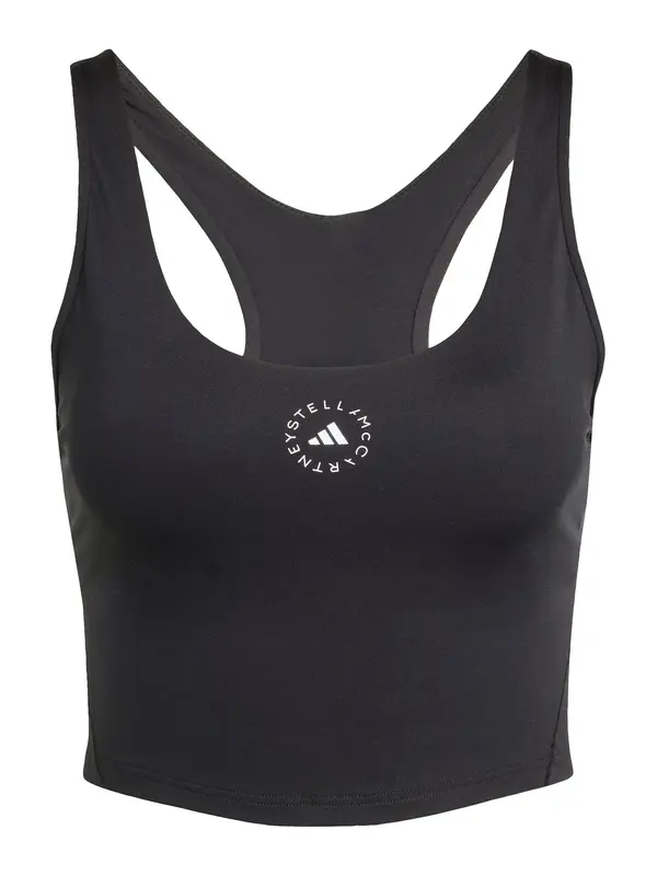 ADIDAS BY STELLA MCCARTNEY ADIDAS BY STELLA MCCARTNEY Športni top 'Yoga'  črna / bela