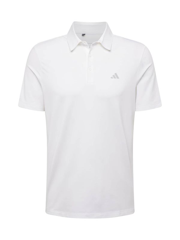 ADIDAS GOLF ADIDAS GOLF Funkcionalna majica  srebrno-siva / bela