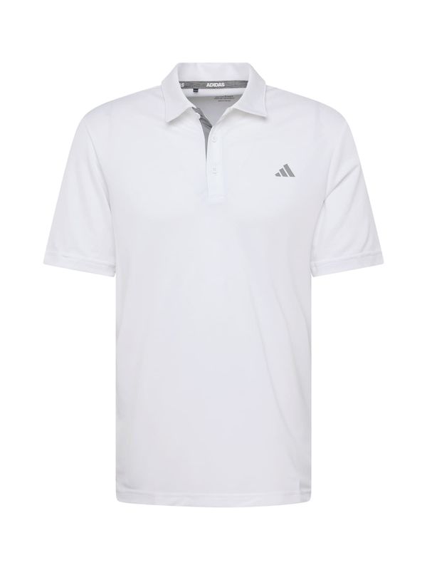 ADIDAS GOLF ADIDAS GOLF Funkcionalna majica  srebrno-siva / bela