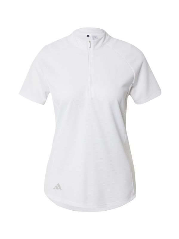 ADIDAS GOLF ADIDAS GOLF Funkcionalna majica  svetlo siva / bela