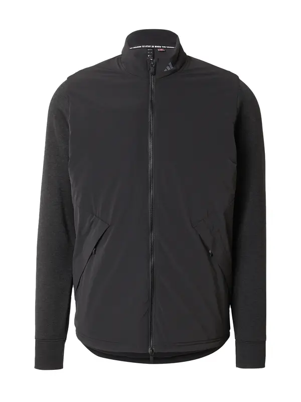 ADIDAS GOLF ADIDAS GOLF Športna jakna 'U365T FG'  črna / pegasto črna