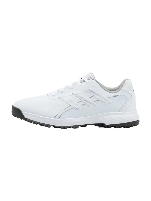 ADIDAS GOLF ADIDAS GOLF Športni čevelj 'Traxion Lite Max Spikeless Bounce Golf'  siva / bela