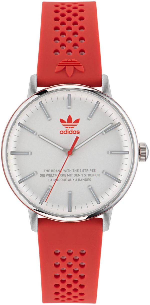 ADIDAS ORIGINALS ADIDAS ORIGINALS Analogna ura  brusnica / srebrna