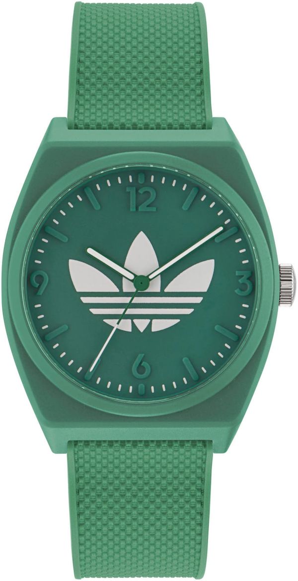 ADIDAS ORIGINALS ADIDAS ORIGINALS Analogna ura 'PROJECT TWO'  smaragd / bela