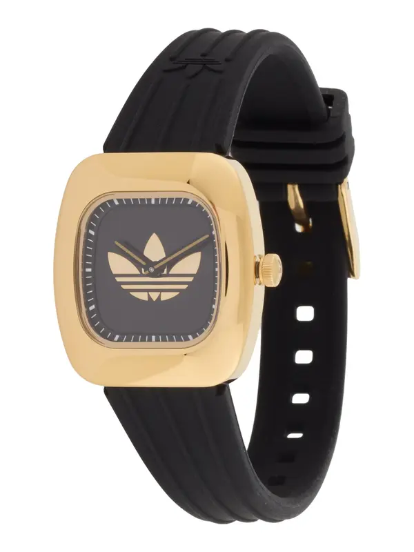 ADIDAS ORIGINALS ADIDAS ORIGINALS Analogna ura 'Retro Wave One'  zlata / črna