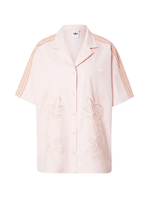 ADIDAS ORIGINALS ADIDAS ORIGINALS Bluza 'RESORT'  oranžna / pastelno roza / bela