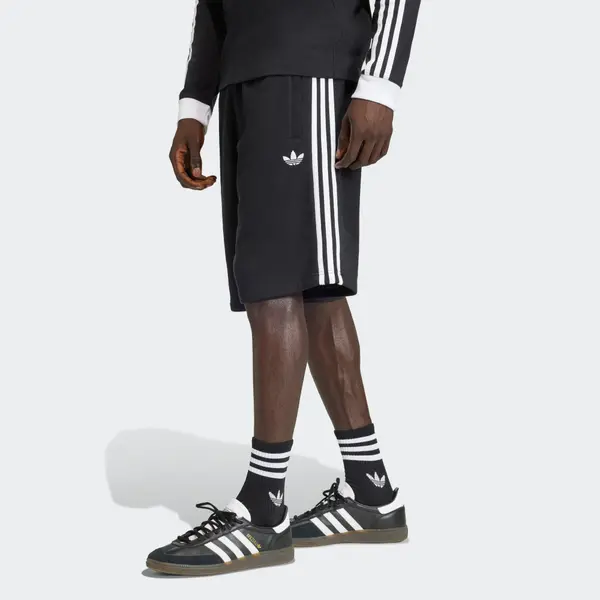ADIDAS ORIGINALS ADIDAS ORIGINALS Hlače '3-STRIPES'  črna / bela