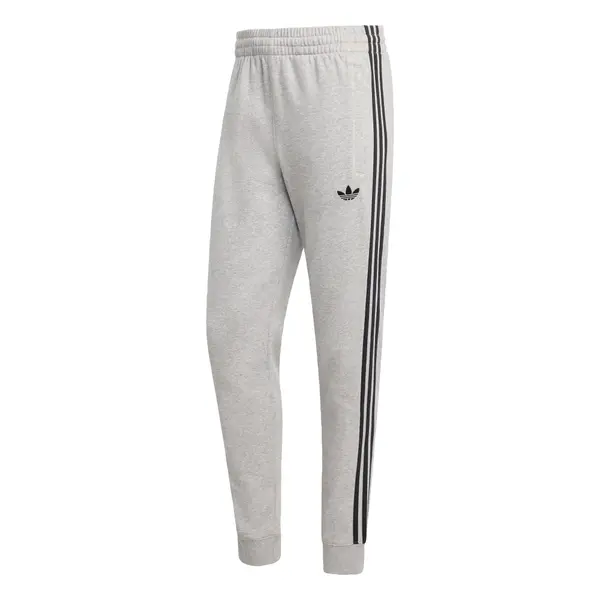 ADIDAS ORIGINALS ADIDAS ORIGINALS Hlače '3-STRIPES'  svetlo siva / črna