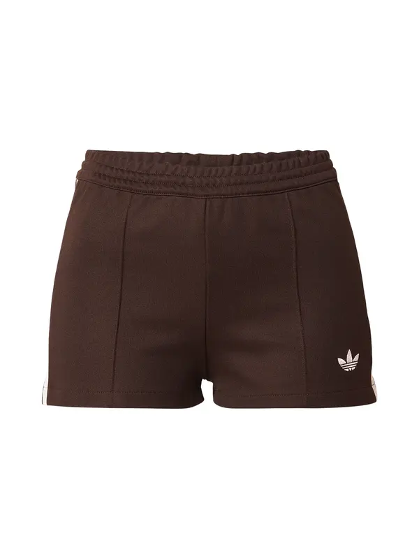 ADIDAS ORIGINALS ADIDAS ORIGINALS Hlače 'CLASSIC'  čokolada / bela