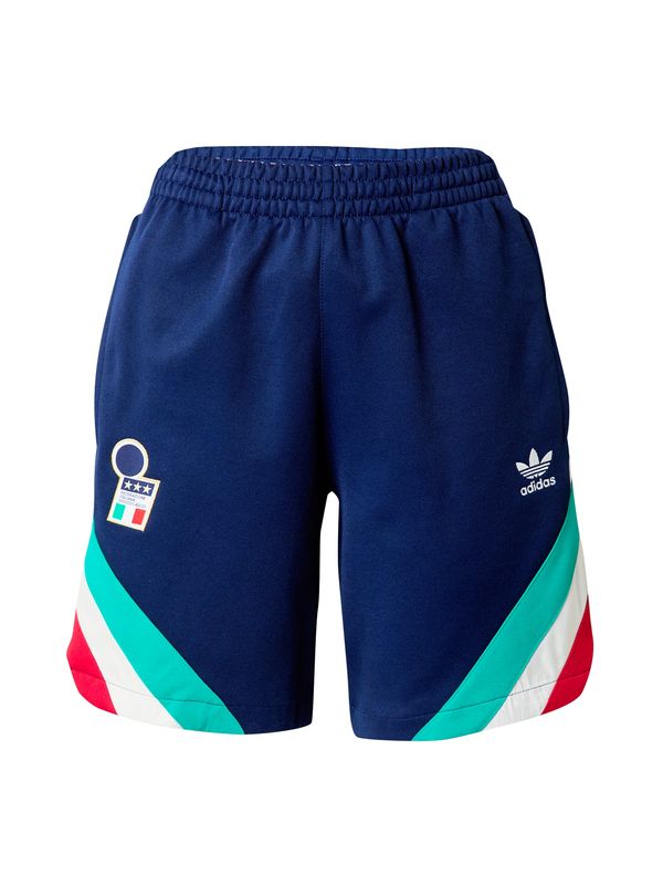 ADIDAS ORIGINALS ADIDAS ORIGINALS Hlače 'FIGC OG'  turkizna / temno modra / rdeča / bela