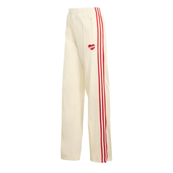 ADIDAS ORIGINALS ADIDAS ORIGINALS Hlače 'Firebird'  temno rdeča / volneno bela