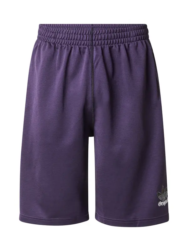 ADIDAS ORIGINALS ADIDAS ORIGINALS Hlače 'GRFX'  temno liila / črna / bela