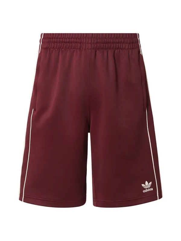ADIDAS ORIGINALS ADIDAS ORIGINALS Hlače  kostanj rjava / bela